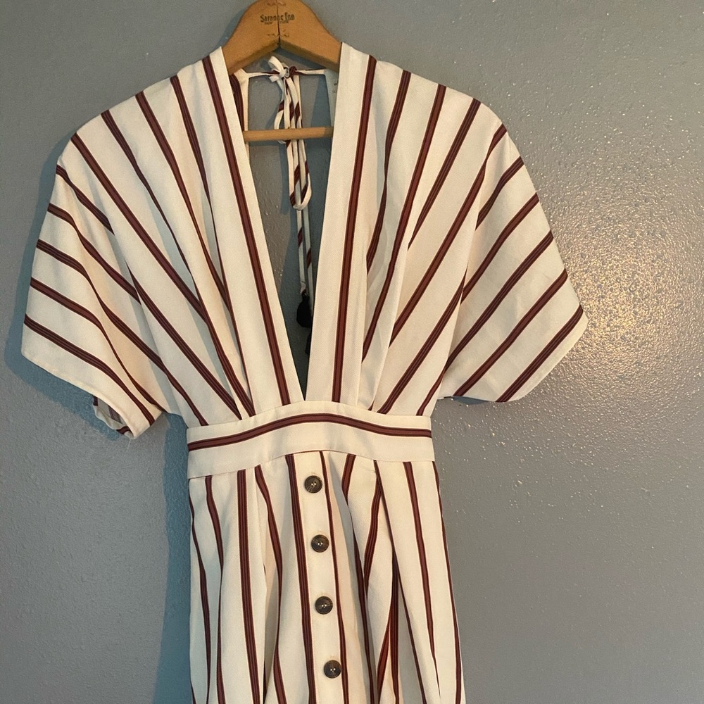 Essue Striped Romper